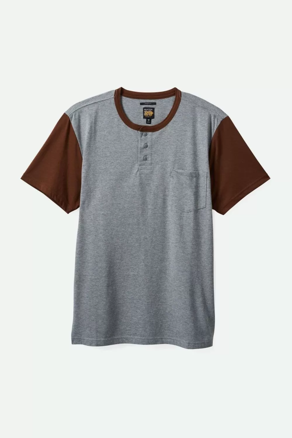 Brixton 20th Anniversary Detroit Henley Pocket T-Shirt^ Polos & Henleys