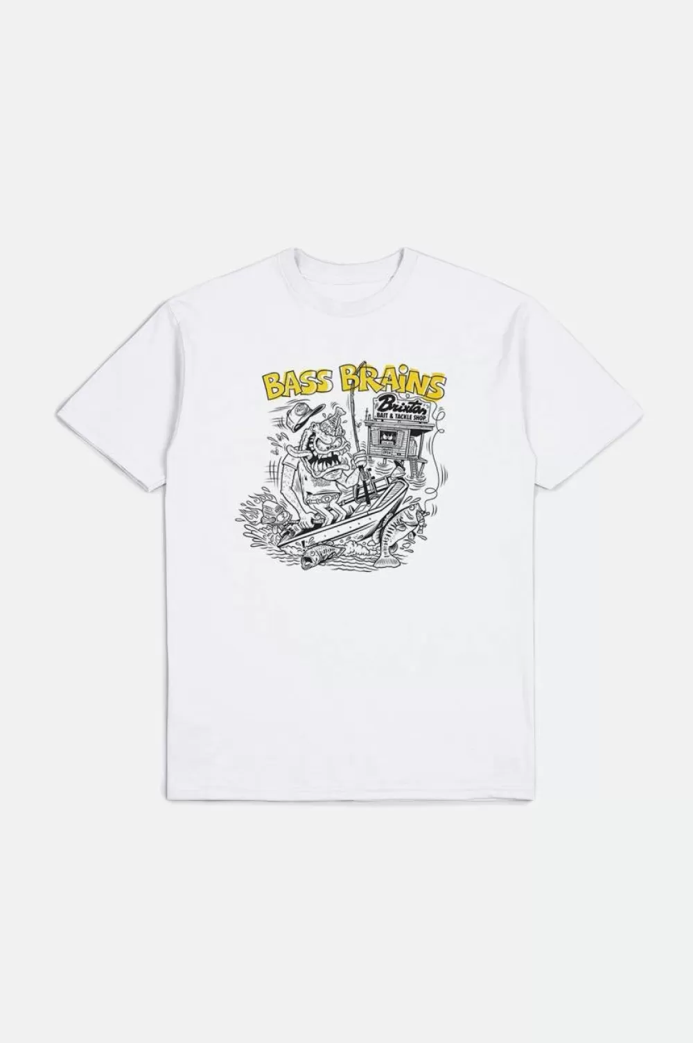 Brixton Bass Brains Monster S/S Standard Tee^ T-Shirts