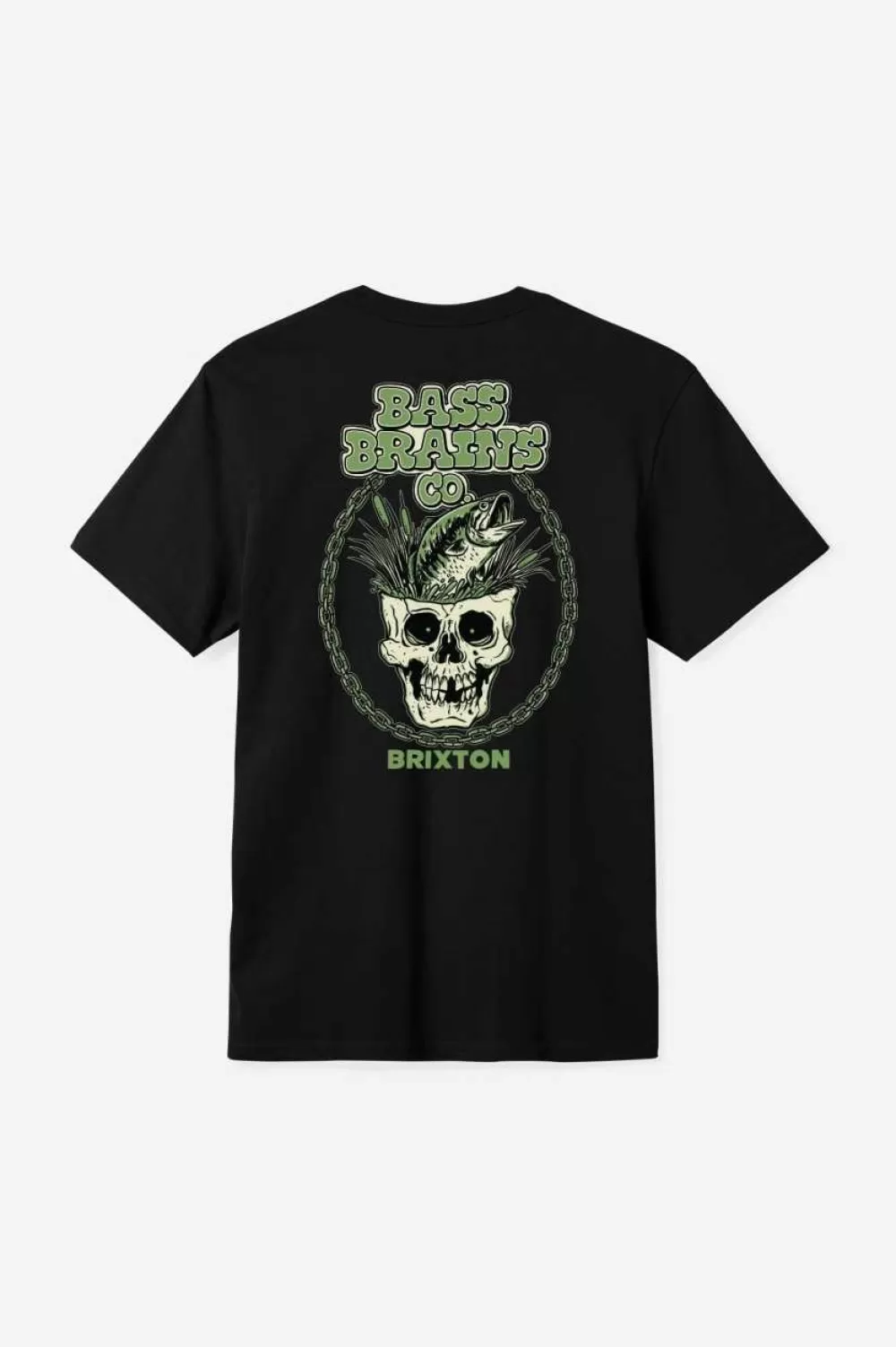 Brixton Bass Brains Skull S/S Standard T-Shirt^ T-Shirts