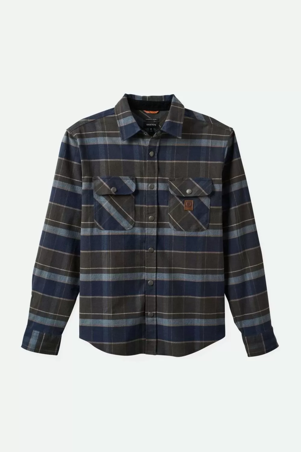 Brixton Builders Bowery Stretch Water Resistant L/S Flannel^ Button Ups | Flannels