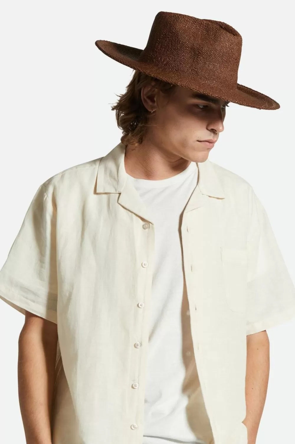 Brixton Cohen Straw Cowboy Hat^Women/BOY Straw Hats | Straw Hats