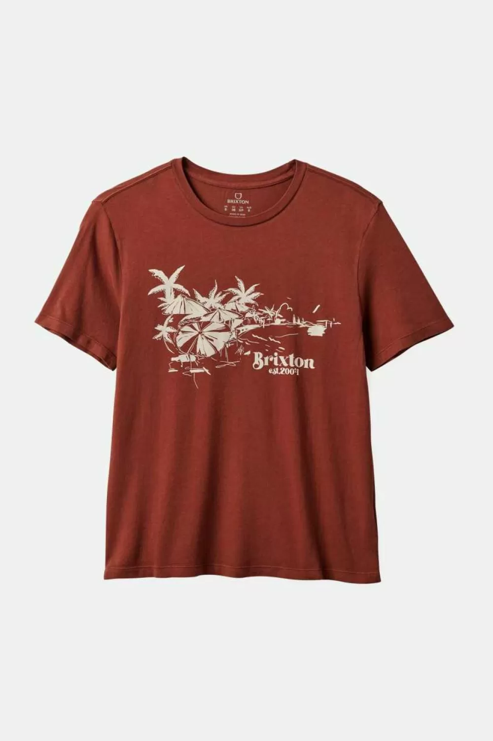 Brixton Riviera Vintage Crew T-Shirt^Women T-Shirts & Tanks | Tops