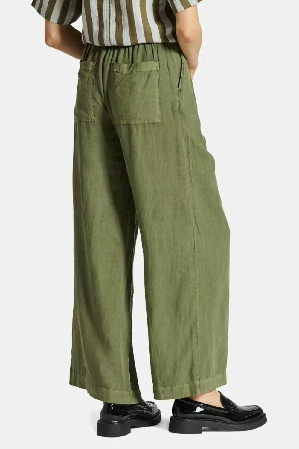 Brixton Vintage Linen Blend Wide Leg Pant^Women Pants