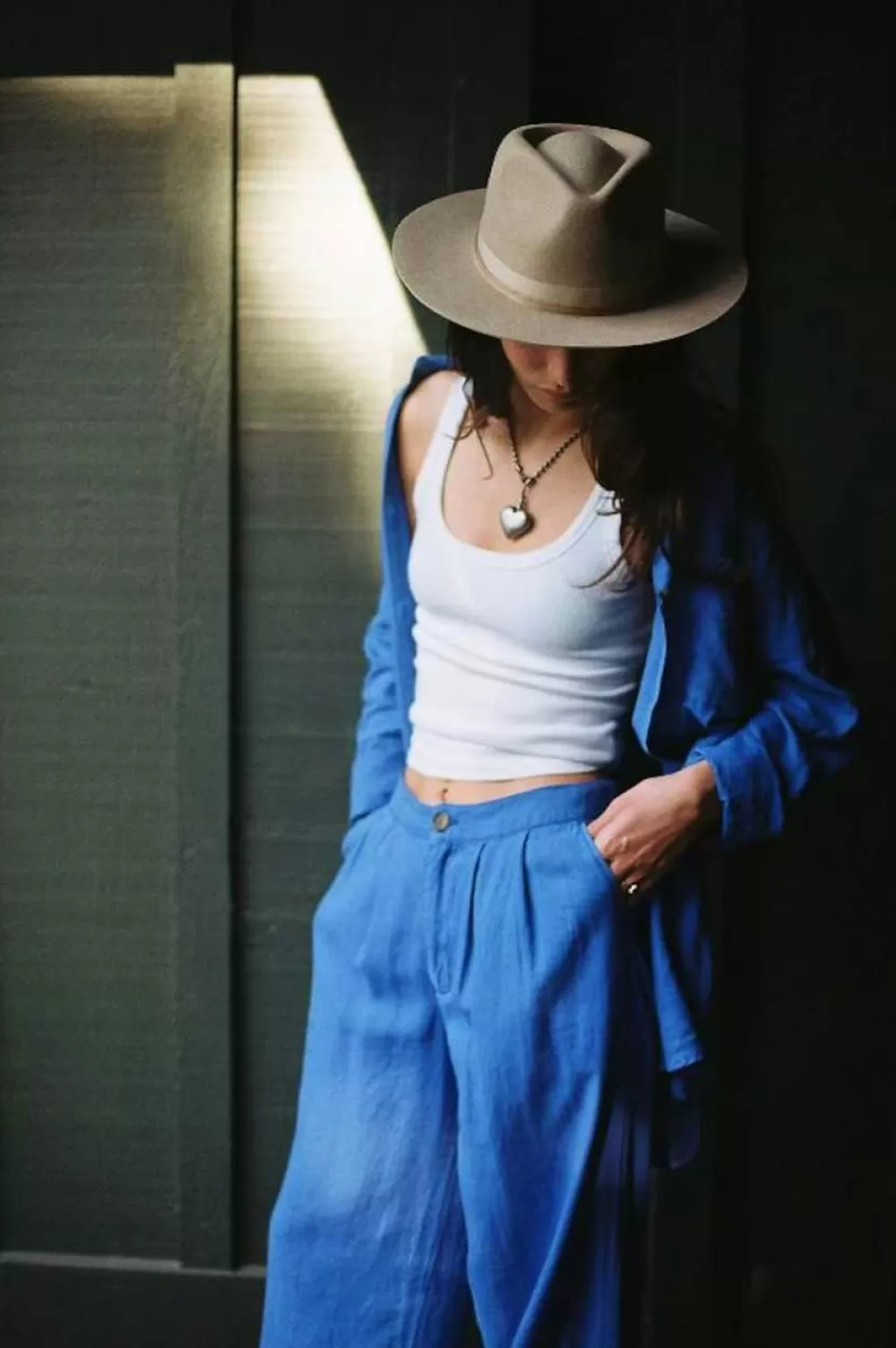 Brixton Vintage Linen Blend Wide Leg Pant^Women Pants