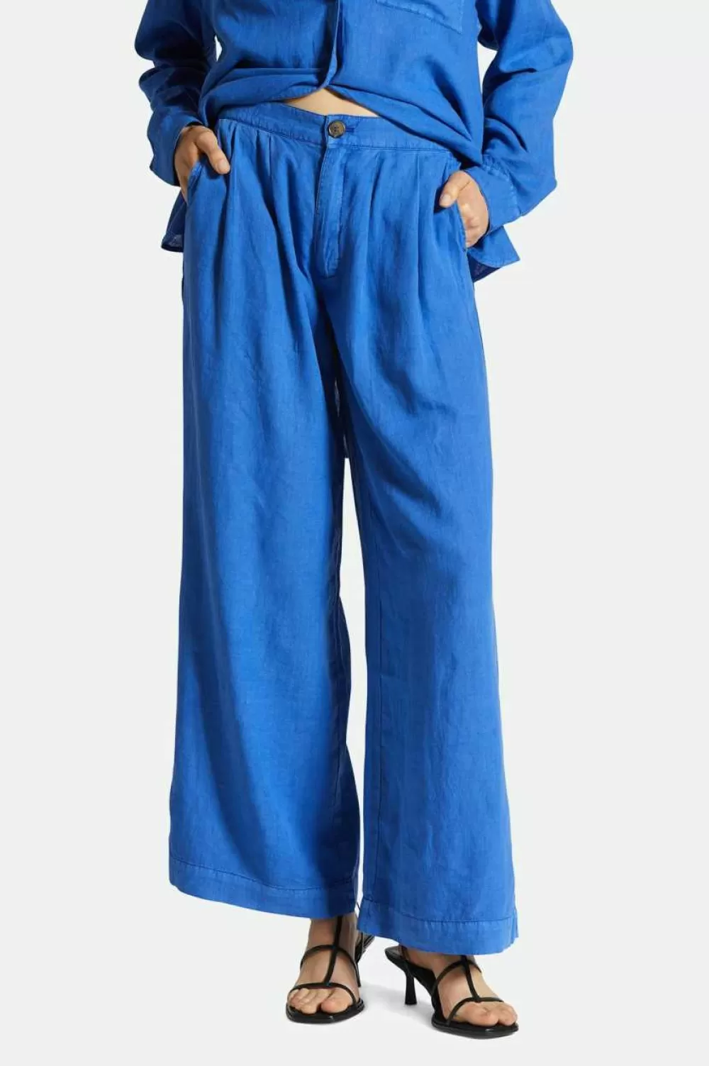 Brixton Vintage Linen Blend Wide Leg Pant^Women Pants