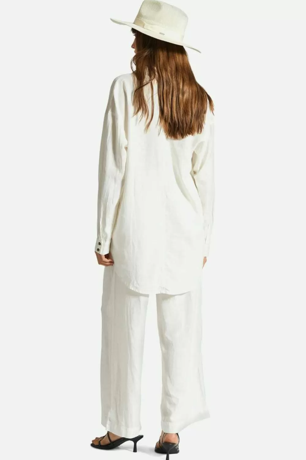 Brixton Vintage Linen Blend Wide Leg Pant^Women Pants