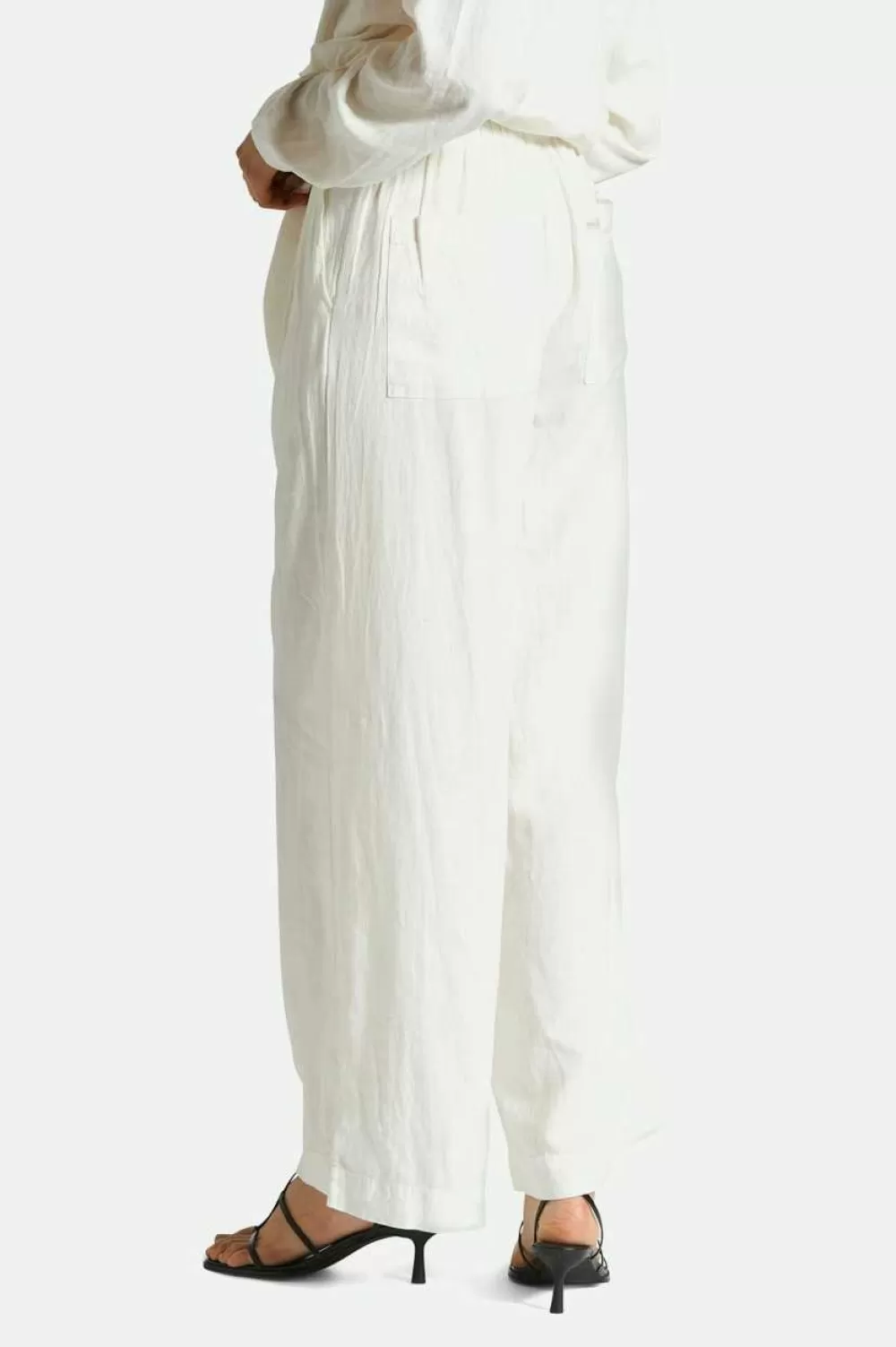 Brixton Vintage Linen Blend Wide Leg Pant^Women Pants