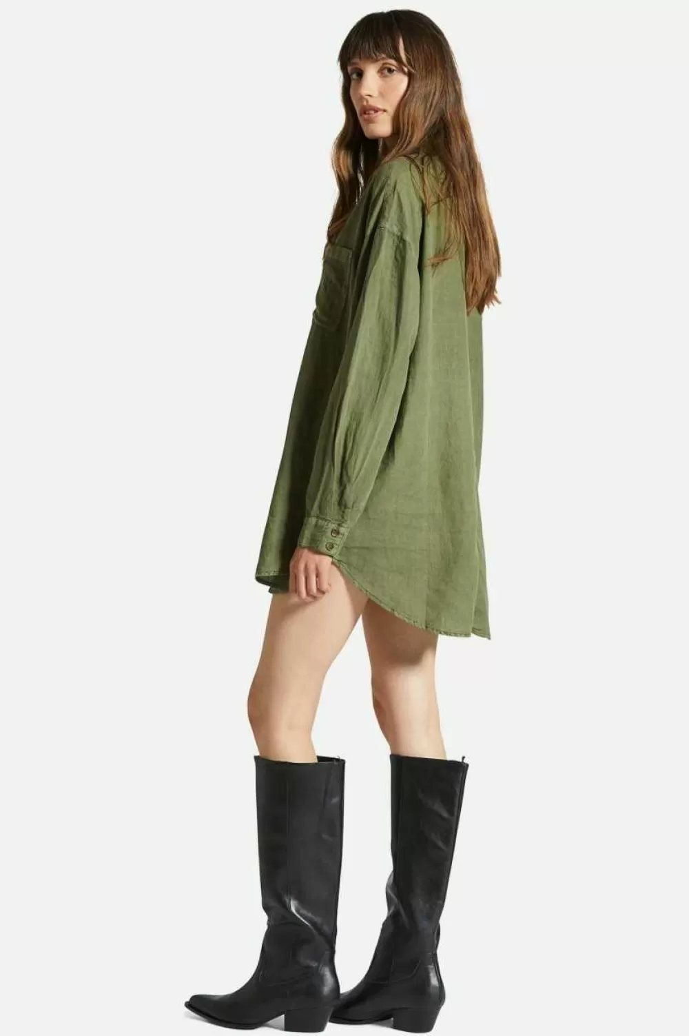 Brixton Vintage Linen L/S Woven Shirtdress^Women Dresses & Skirts | Tops